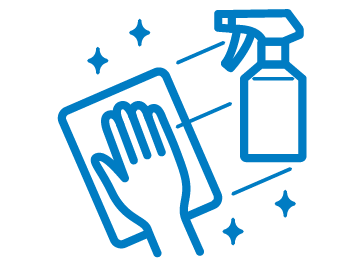 特殊清掃のプロ 遺品あんしん整理 完全消臭可能の特許技術 お見積り・出張料・追加費用 0円! 清掃・消毒のイメージ