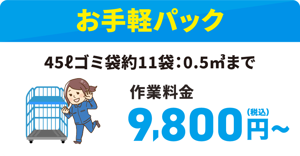 あんしんお得な定額パックで他社だと掛かってしまう費用も全て込み